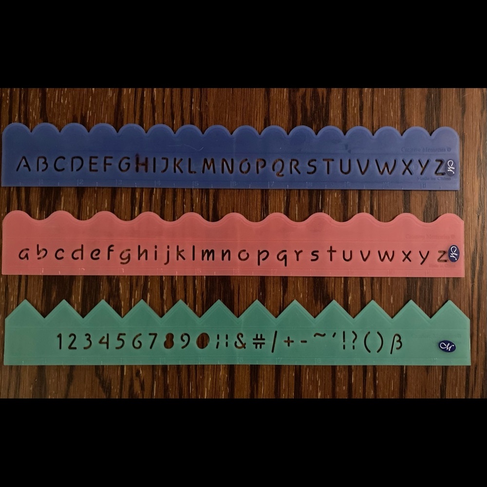Creative Memories Stencils